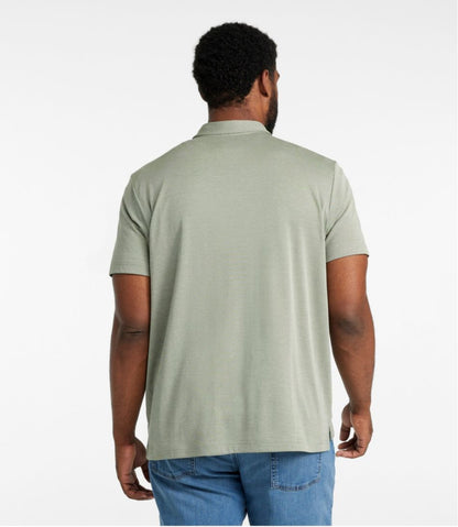 L.L.Bean | Men's Comfort Stretch Performance® Polo, Short-Sleeve, Slightly Fitted