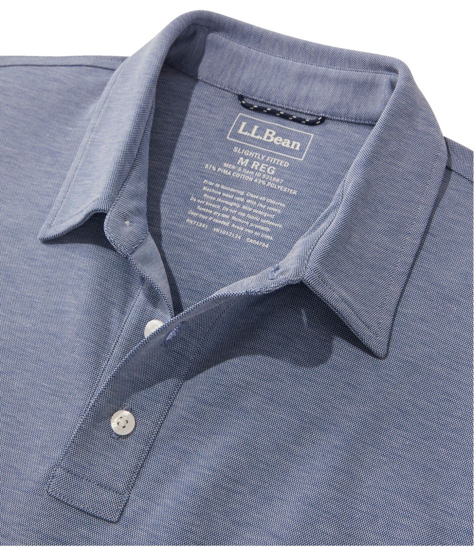L.L.Bean | Men's Comfort Stretch Performance® Polo, Short-Sleeve, Slightly Fitted