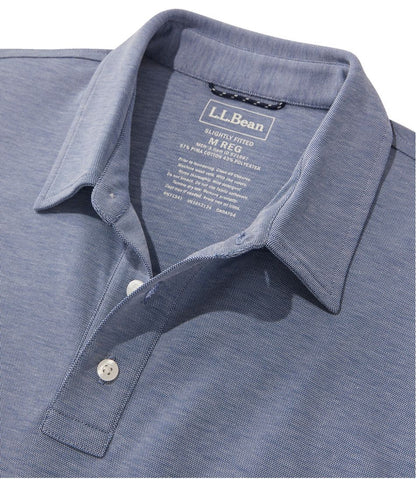 L.L.Bean | Men's Comfort Stretch Performance® Polo, Short-Sleeve, Slightly Fitted