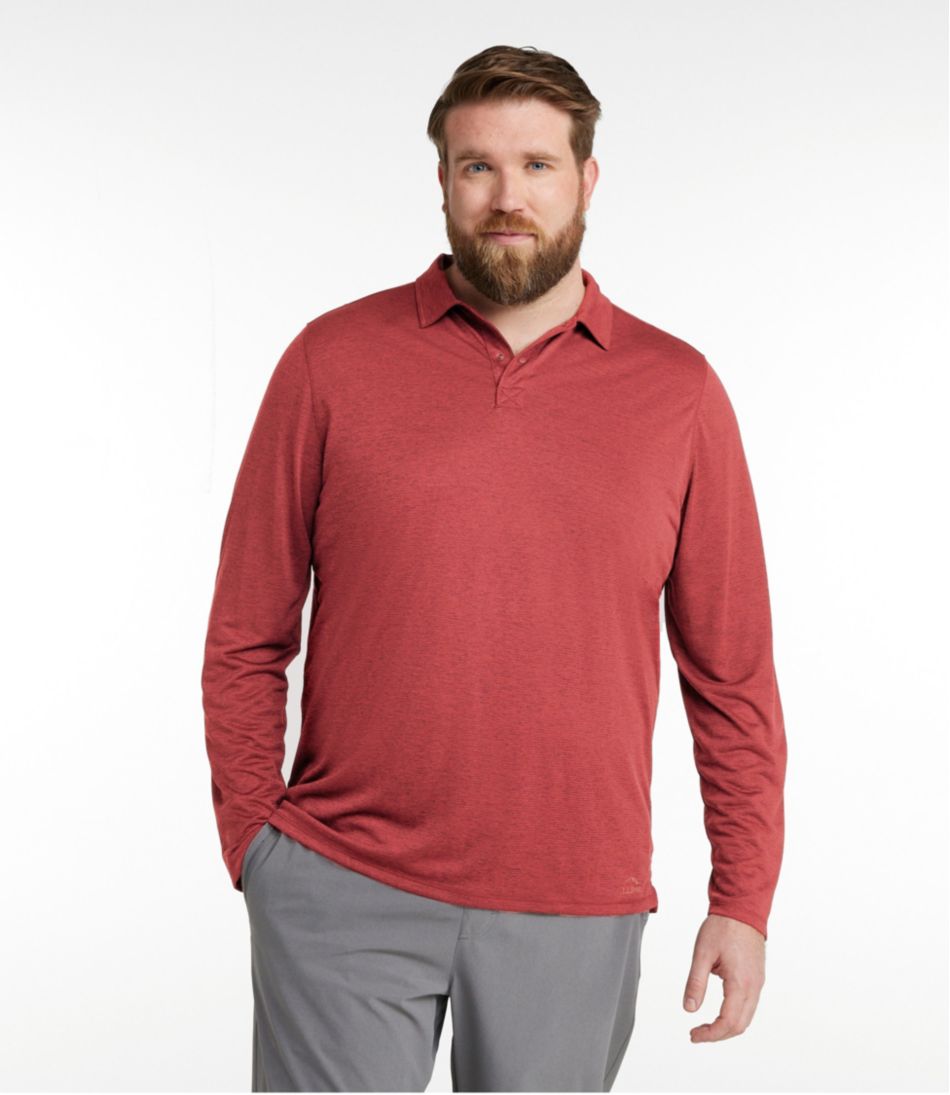 L.L.Bean | Men's Ultralight Adventure Polo, Long-Sleeve