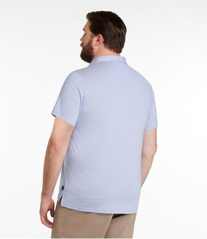 L.L.Bean | Men's Comfort Stretch Performance® Party Polo, Slightly Fitted, Short-Sleeve, Stripe