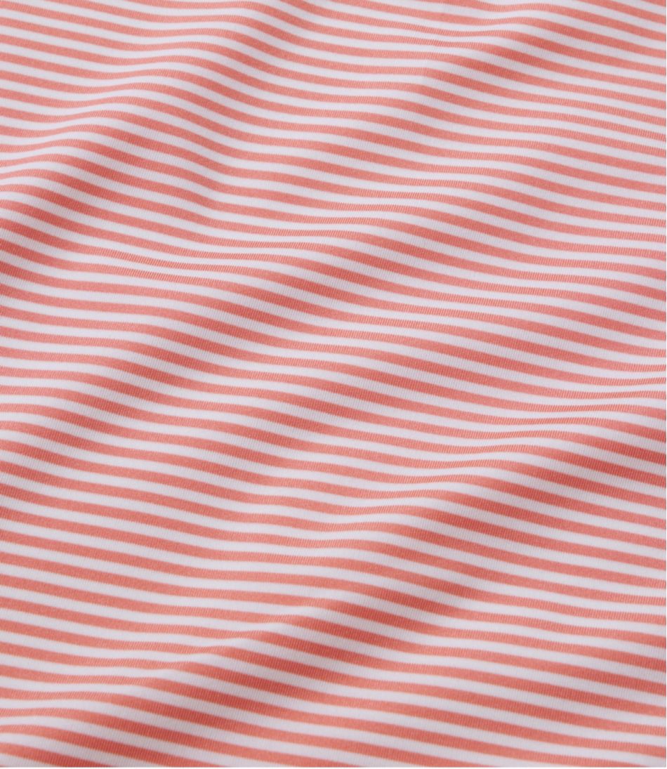 L.L.Bean | Men's Comfort Stretch Performance® Party Polo, Slightly Fitted, Short-Sleeve, Stripe