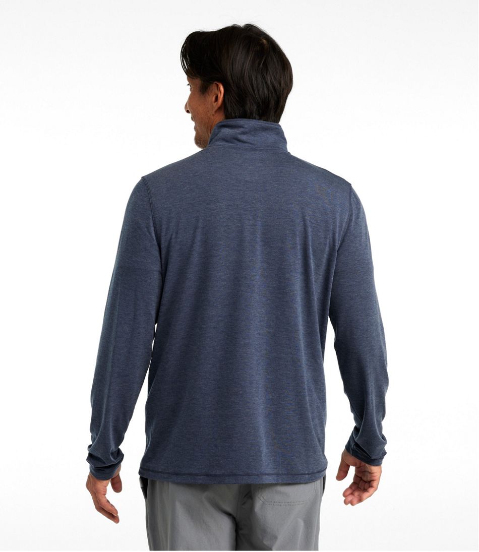 L.L.Bean | Men's Everyday SunSmart® Tee, Long-Sleeve Quarter-Zip