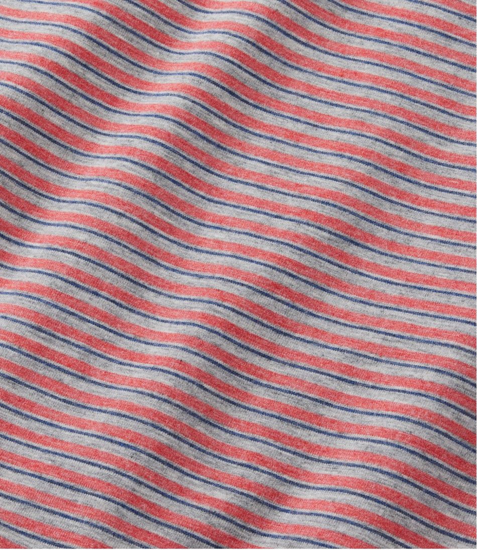 L.L.Bean | Men's Comfort Stretch Performance® Pima Pocket Tee, Short-Sleeve, Stripe