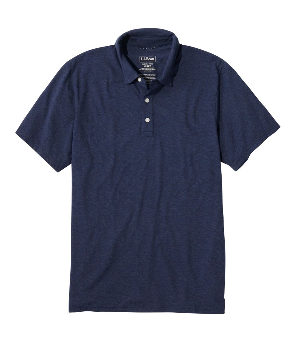 L.L.Bean | Men's Comfort Stretch Performance® Pima Polo, Short-Sleeve
