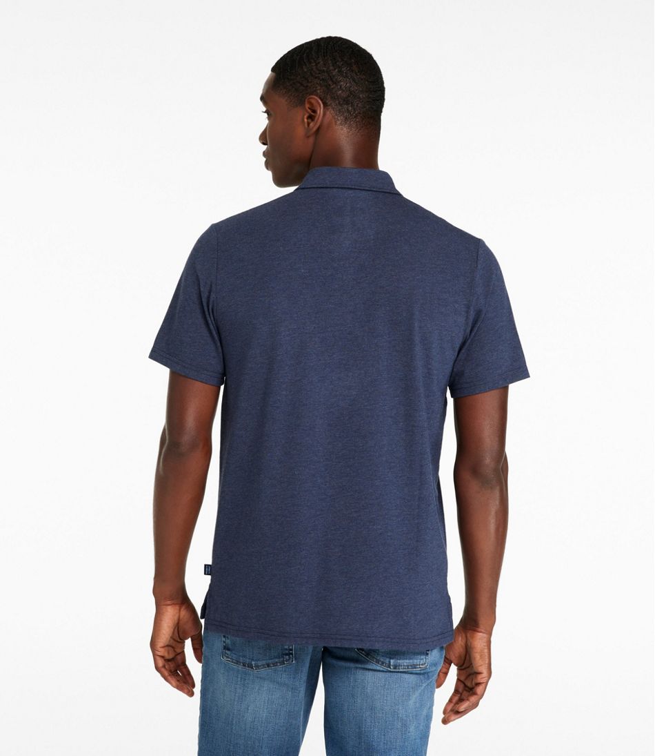 L.L.Bean | Men's Comfort Stretch Performance® Pima Polo, Short-Sleeve