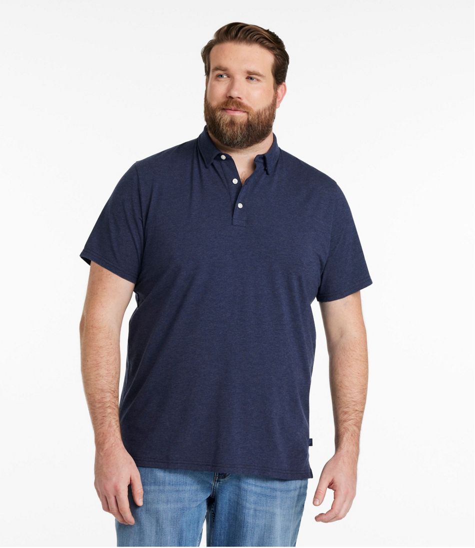 L.L.Bean | Men's Comfort Stretch Performance® Pima Polo, Short-Sleeve