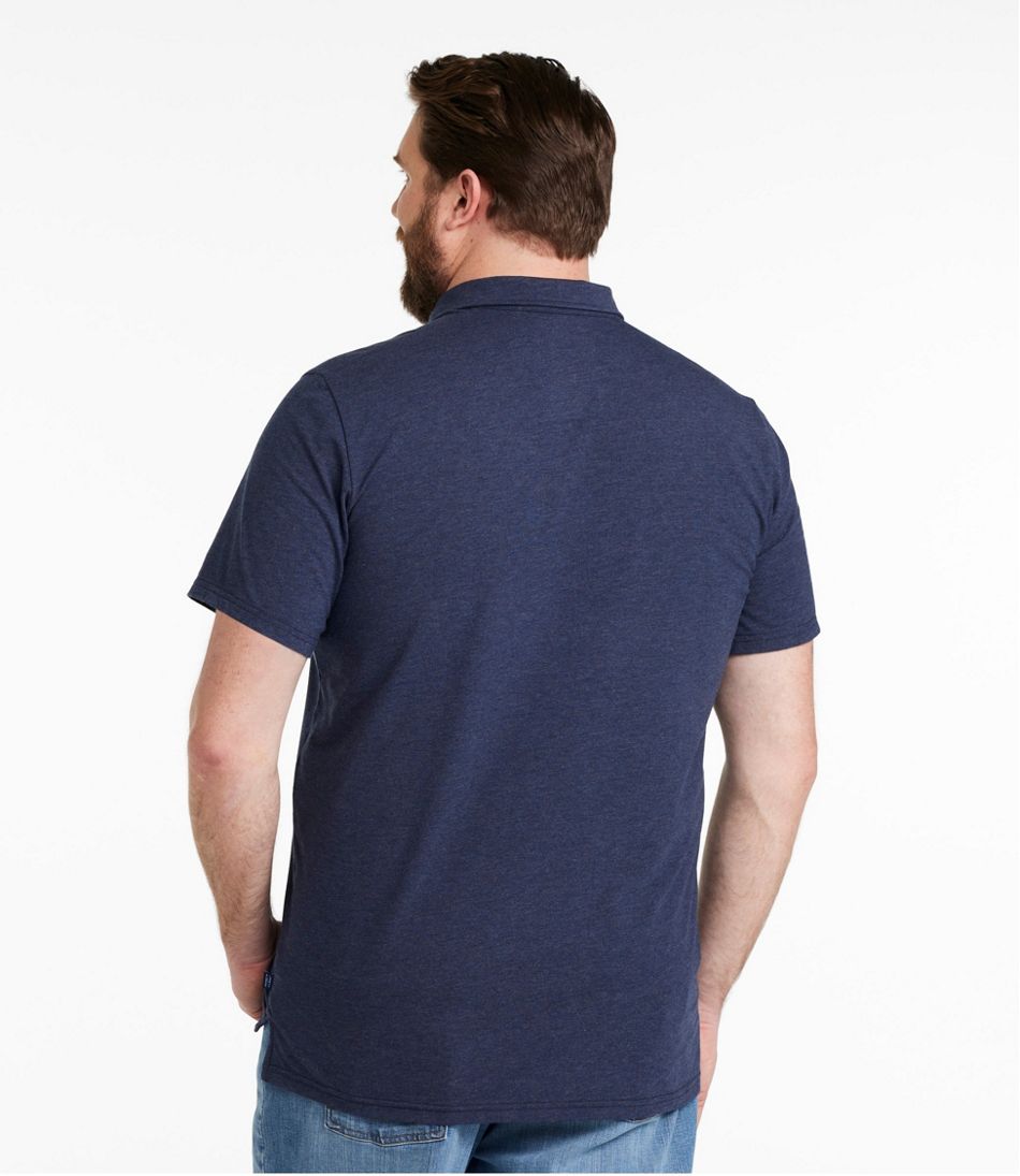 L.L.Bean | Men's Comfort Stretch Performance® Pima Polo, Short-Sleeve
