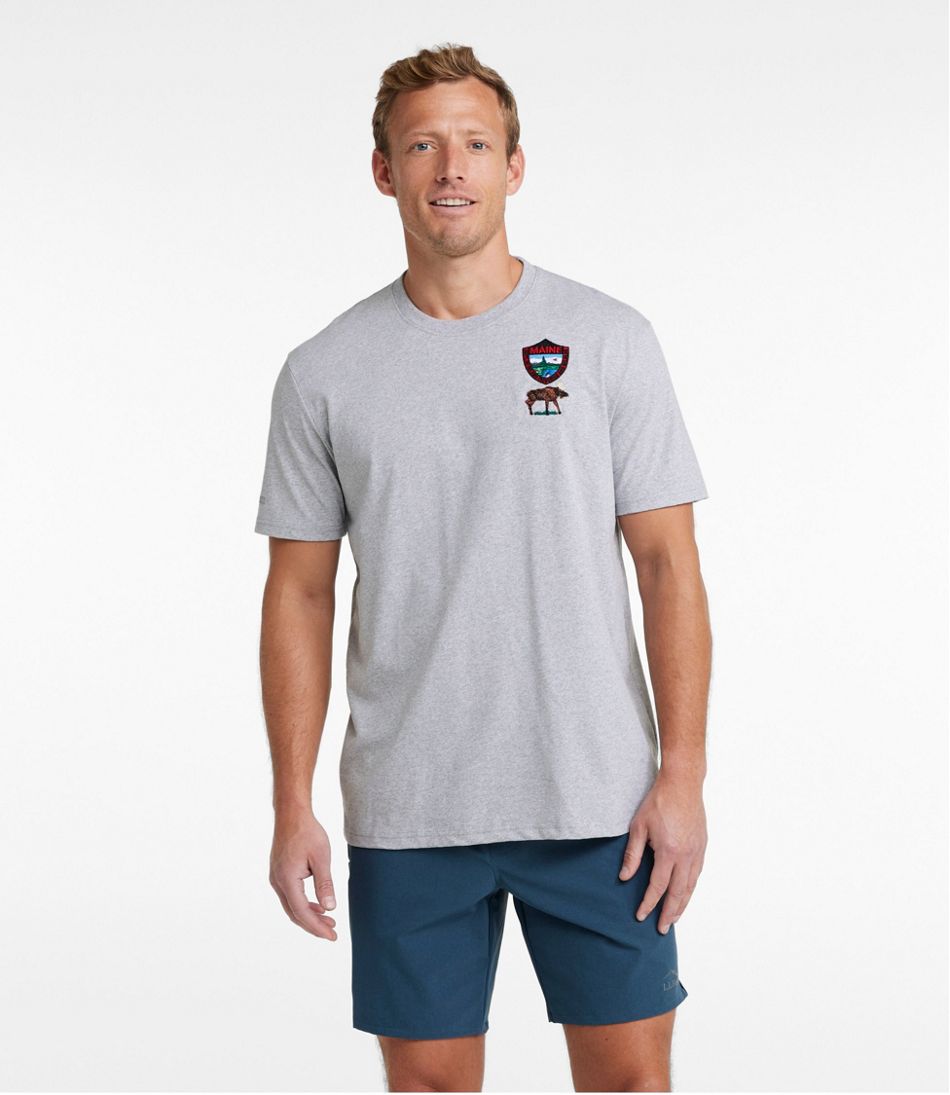 L.L.Bean | Men's Maine Inland Fisheries and Wildlife Tee, Moose