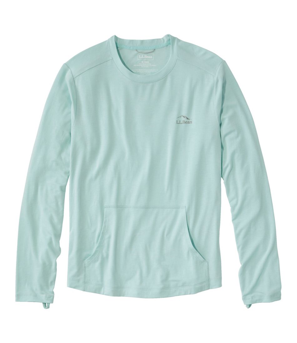 L.L.Bean | Men's Tropicwear Comfort Crew, Long-Sleeve
