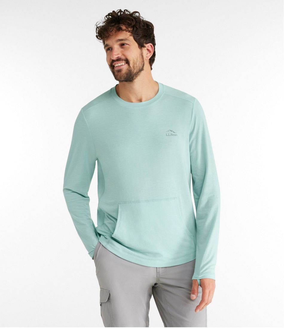 L.L.Bean | Men's Tropicwear Comfort Crew, Long-Sleeve