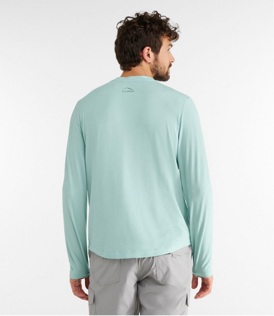 L.L.Bean | Men's Tropicwear Comfort Crew, Long-Sleeve