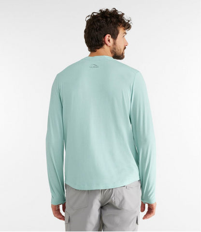 L.L.Bean | Men's Tropicwear Comfort Crew, Long-Sleeve