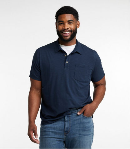 L.L.Bean | Men's Lakewashed Performance Polo, Short-Sleeve