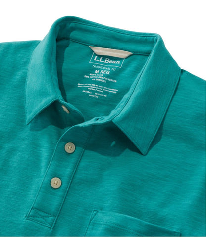 L.L.Bean | Men's Lakewashed Performance Polo, Short-Sleeve