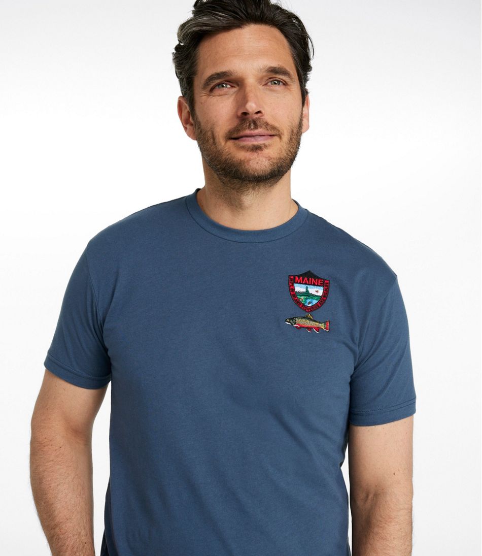 L.L.Bean | Men's MIF&W Tee, Short-Sleeve Brook Trout