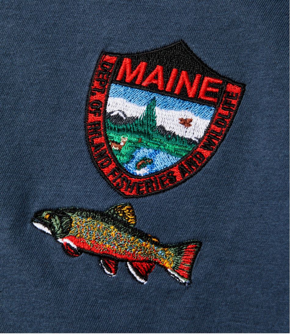 L.L.Bean | Men's MIF&W Tee, Short-Sleeve Brook Trout