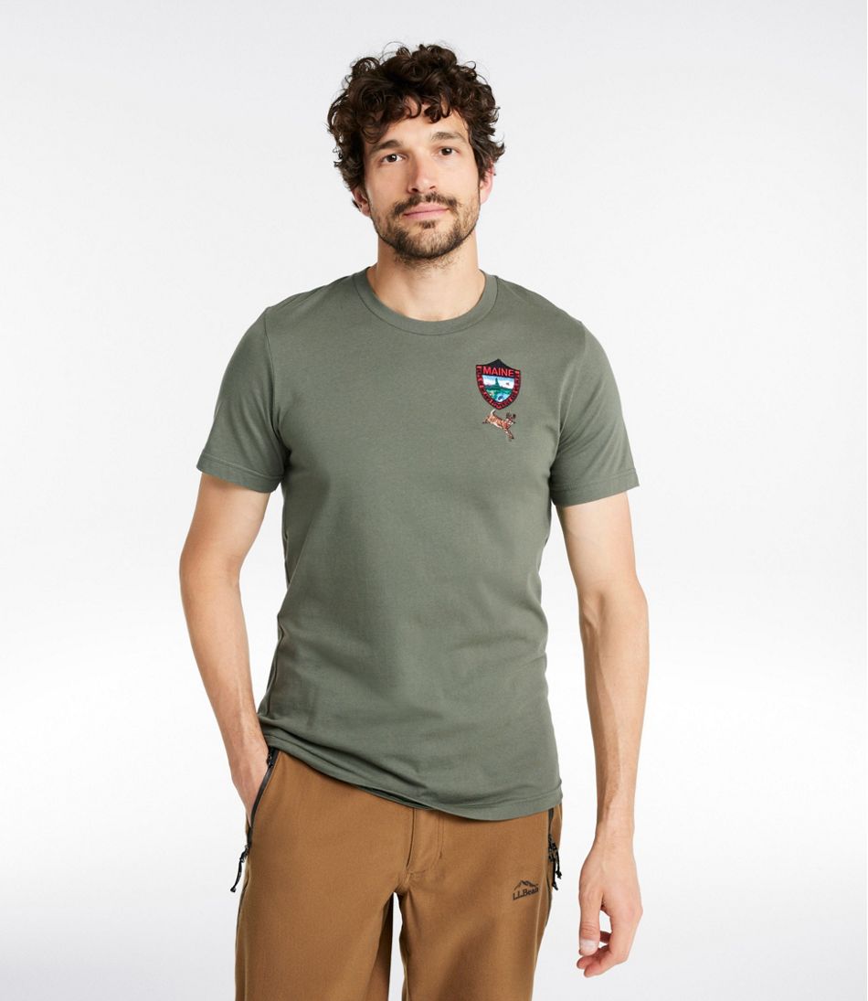 L.L.Bean | Men's Maine Inland Fisheries and Wildlife Tee, White-Tailed Deer