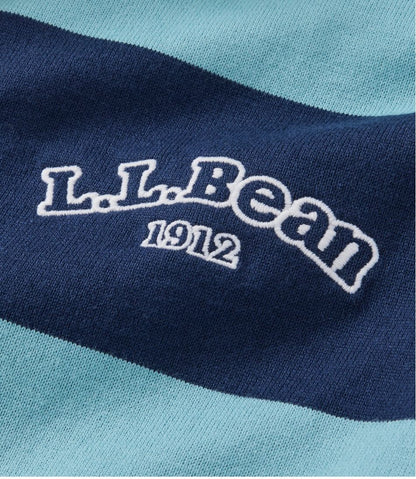 L.L.Bean | Men's Bean's Vintage Soft Rugby, Stripe Embroidered