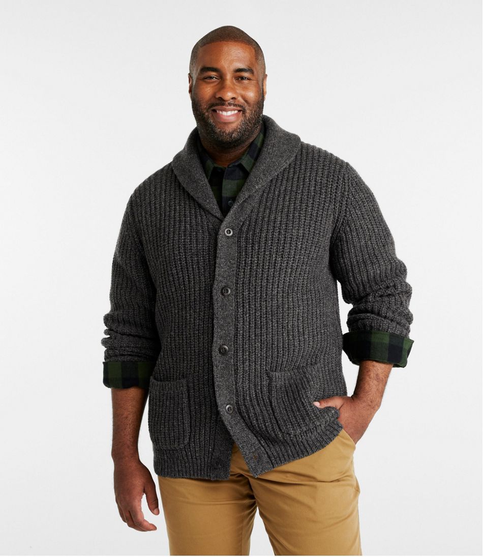 L.L.Bean | Men's L.L.Bean Classic Ragg Wool Sweater, Cardigan