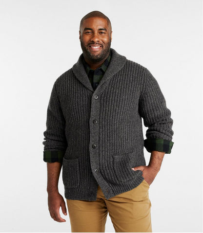 L.L.Bean | Men's L.L.Bean Classic Ragg Wool Sweater, Cardigan