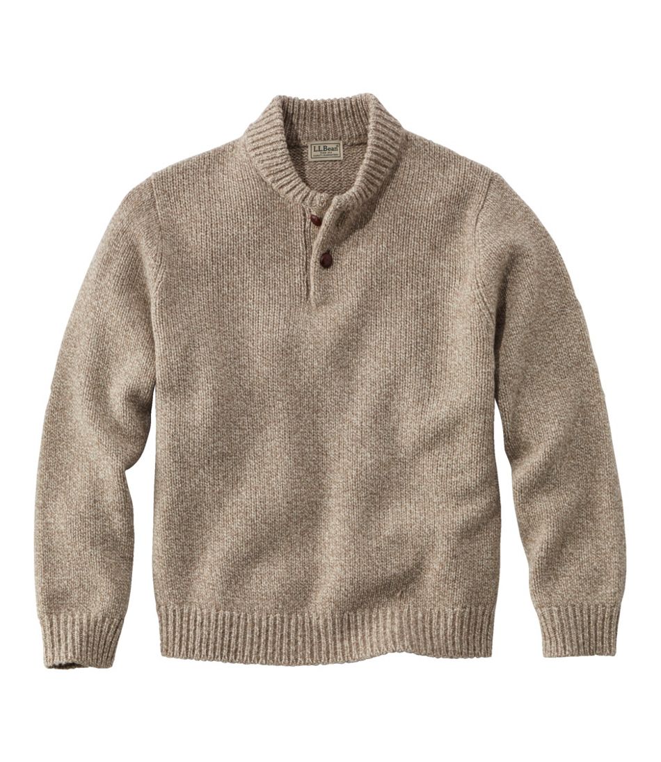 L.L.Bean | Men's L.L.Bean Classic Ragg Wool Sweater, Henley