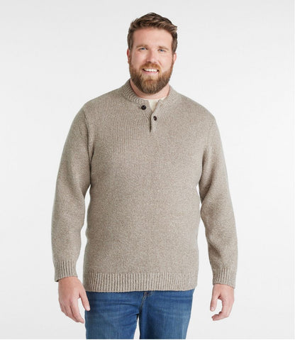 L.L.Bean | Men's L.L.Bean Classic Ragg Wool Sweater, Henley