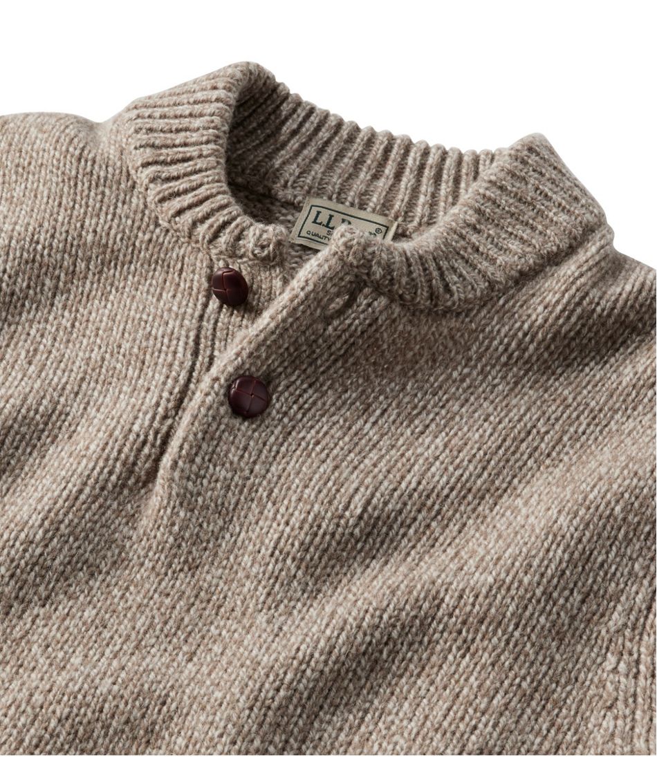 L.L.Bean | Men's L.L.Bean Classic Ragg Wool Sweater, Henley