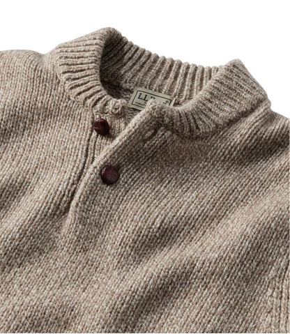 L.L.Bean | Men's L.L.Bean Classic Ragg Wool Sweater, Henley