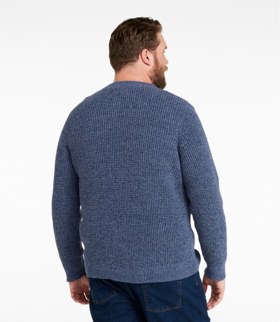 L.L.Bean | Men's L.L.Bean Organic Cotton Waffle Sweater, Henley
