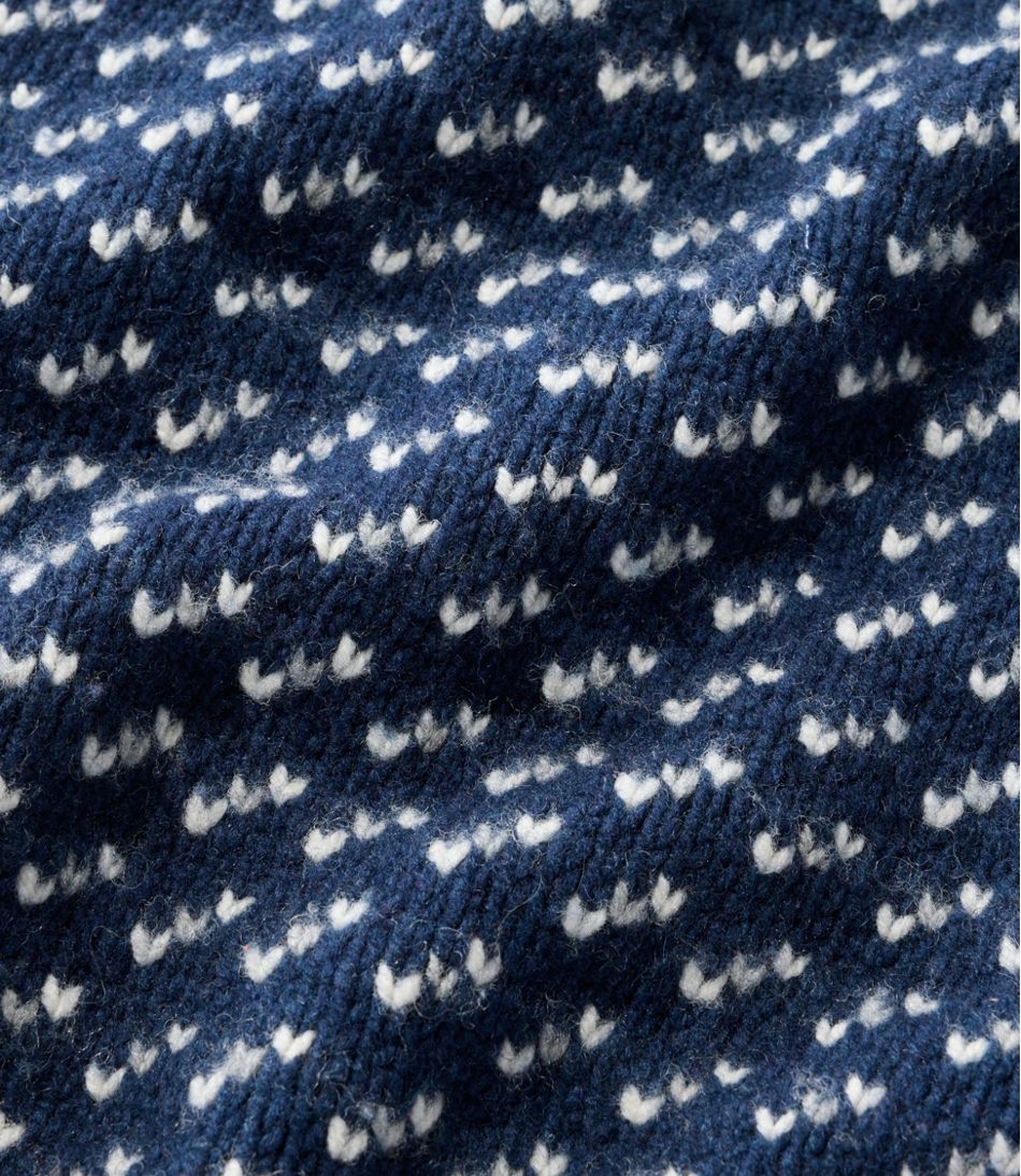 L.L.Bean | Men's Bean's Classic Ragg Wool Sweater, Crewneck, Bird's-Eye