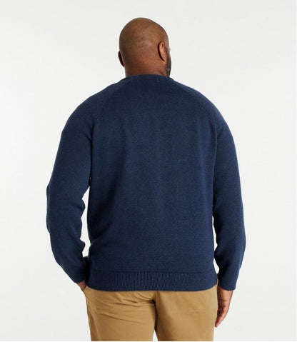 L.L.Bean | Men's Wicked Soft Cotton/Cashmere Sweater, Crewneck