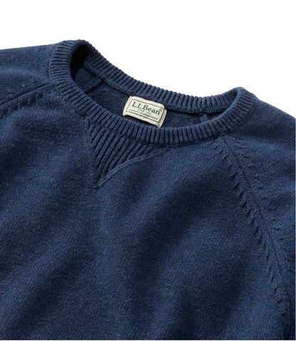 L.L.Bean | Men's Wicked Soft Cotton/Cashmere Sweater, Crewneck