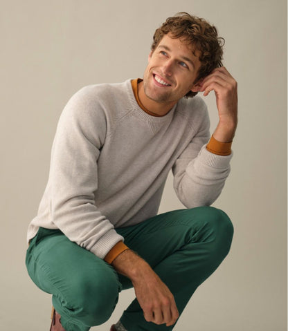 L.L.Bean | Men's Wicked Soft Cotton/Cashmere Sweater, Crewneck