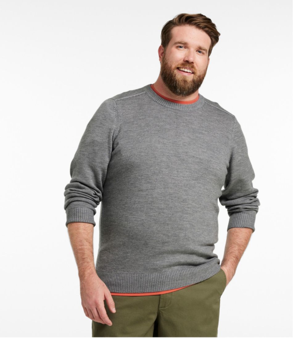 L.L.Bean | Men's Essential Merino Sweater, Crewneck