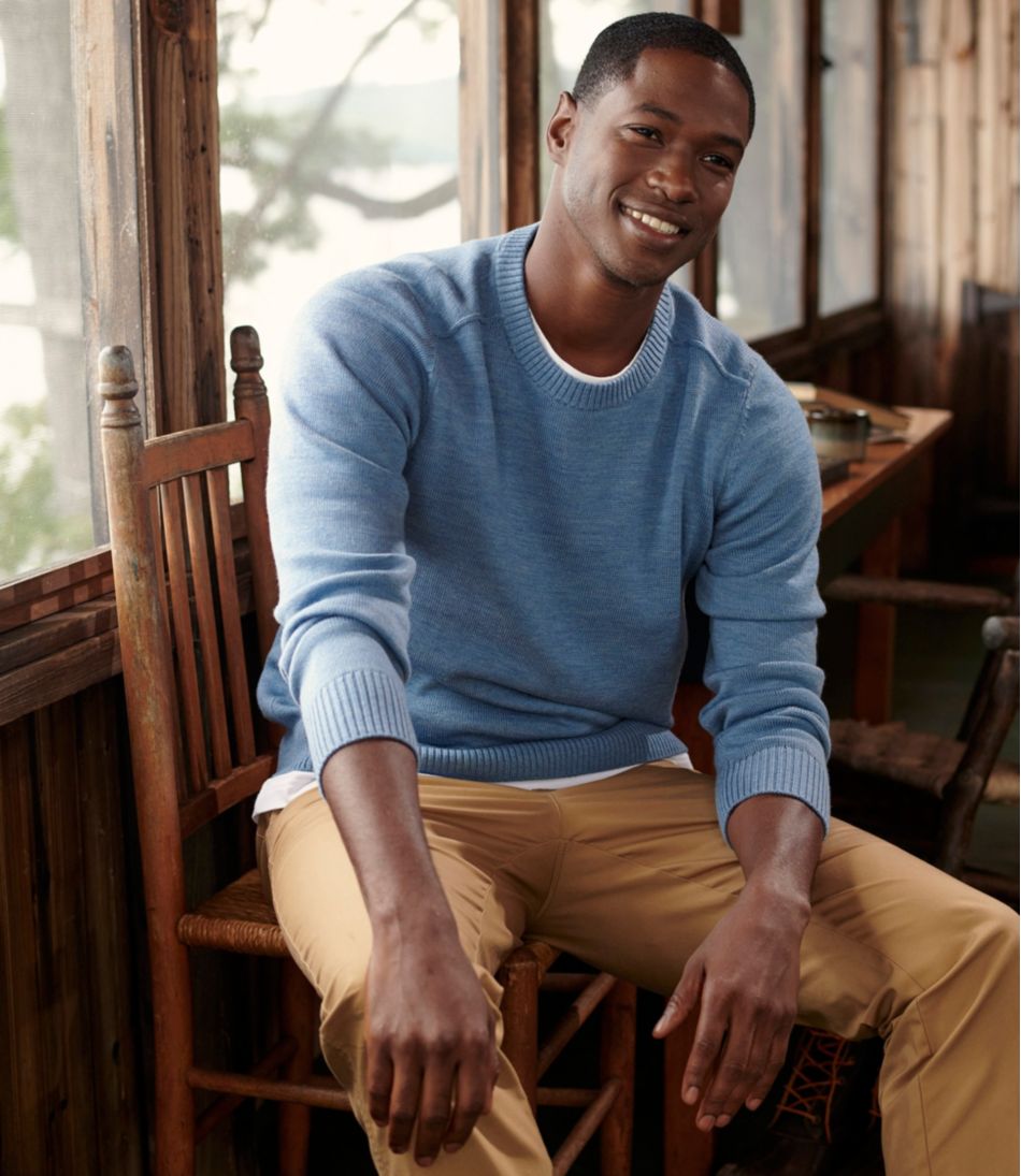 L.L.Bean | Men's Essential Merino Sweater, Crewneck