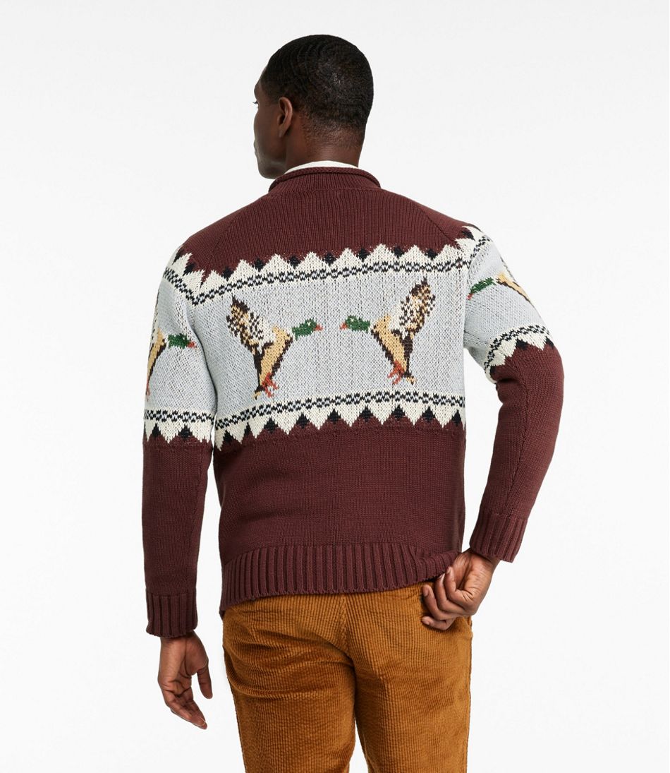 L.L.Bean | Men's Signature Organic Cotton Rollneck Sweater, Fair Isle