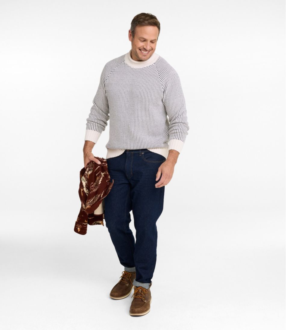 L.L.Bean | Men's Signature Organic Cotton Rollneck Sweater, Fair Isle