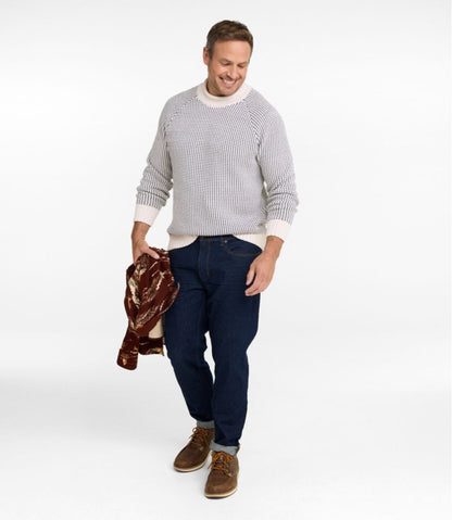 L.L.Bean | Men's Signature Organic Cotton Rollneck Sweater, Fair Isle