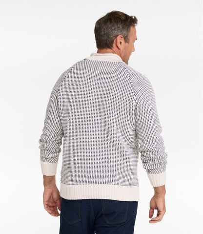 L.L.Bean | Men's Signature Organic Cotton Rollneck Sweater, Fair Isle