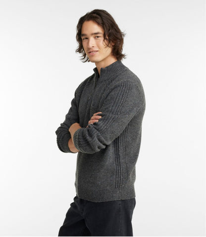 L.L.Bean | Men's Rangeley Merino Sweater, Quarter-Zip