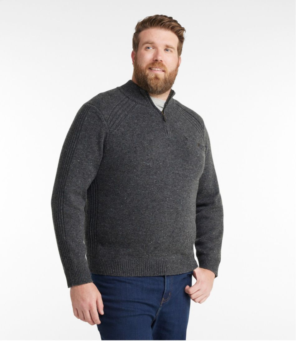 L.L.Bean | Men's Rangeley Merino Sweater, Quarter-Zip