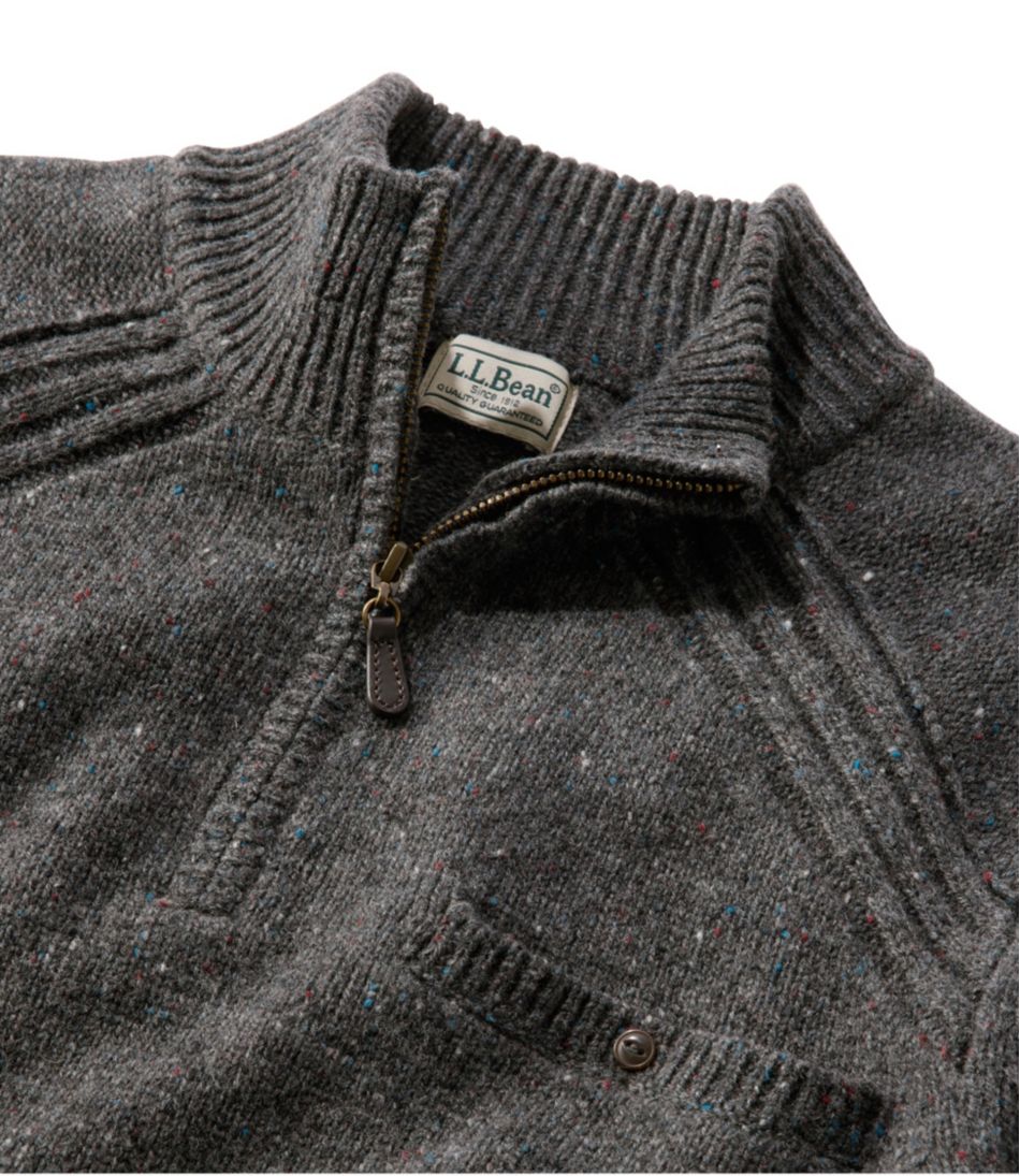 L.L.Bean | Men's Rangeley Merino Sweater, Quarter-Zip