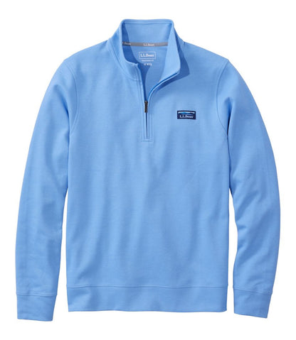 L.L.Bean | Men's Comfort Stretch Performance® Piqué, Quarter-Zip Pullover