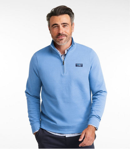 L.L.Bean | Men's Comfort Stretch Performance® Piqué, Quarter-Zip Pullover