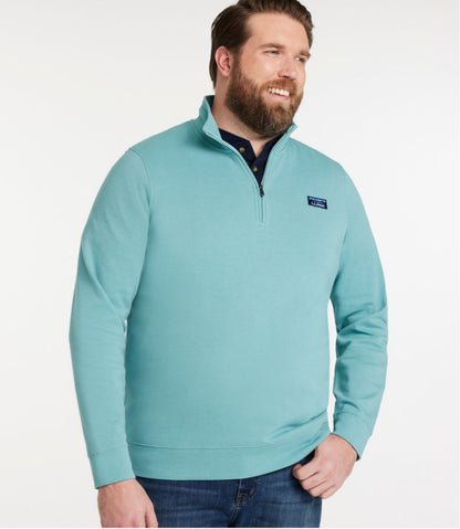 L.L.Bean | Men's Comfort Stretch Performance® Piqué, Quarter-Zip Pullover