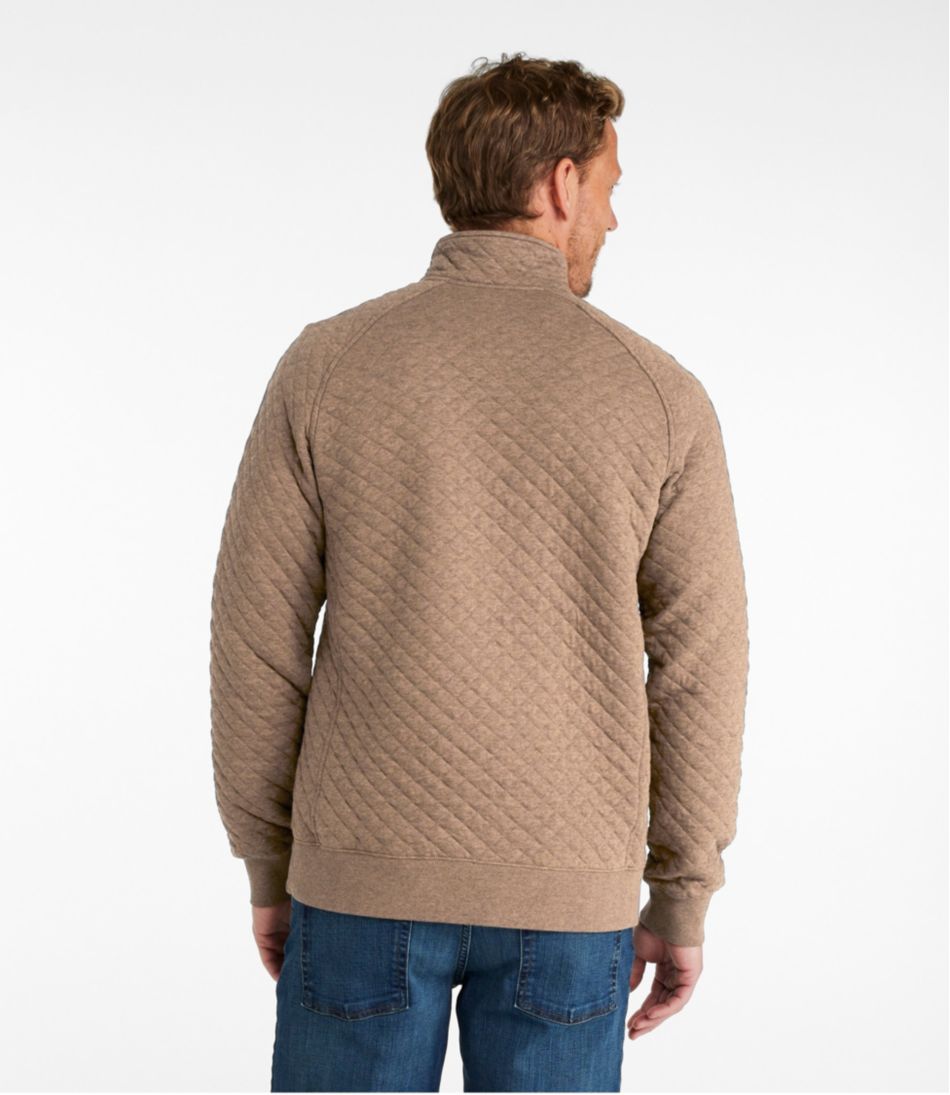 L.L.Bean | Men's Quilted Sweatshirt, Mockneck