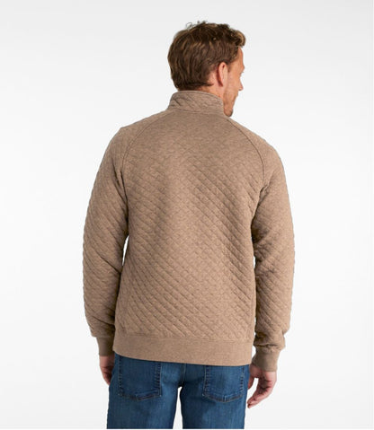 L.L.Bean | Men's Quilted Sweatshirt, Mockneck