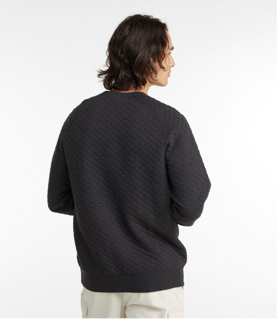 L.L.Bean | Men's Quilted Sweatshirt, Crewneck