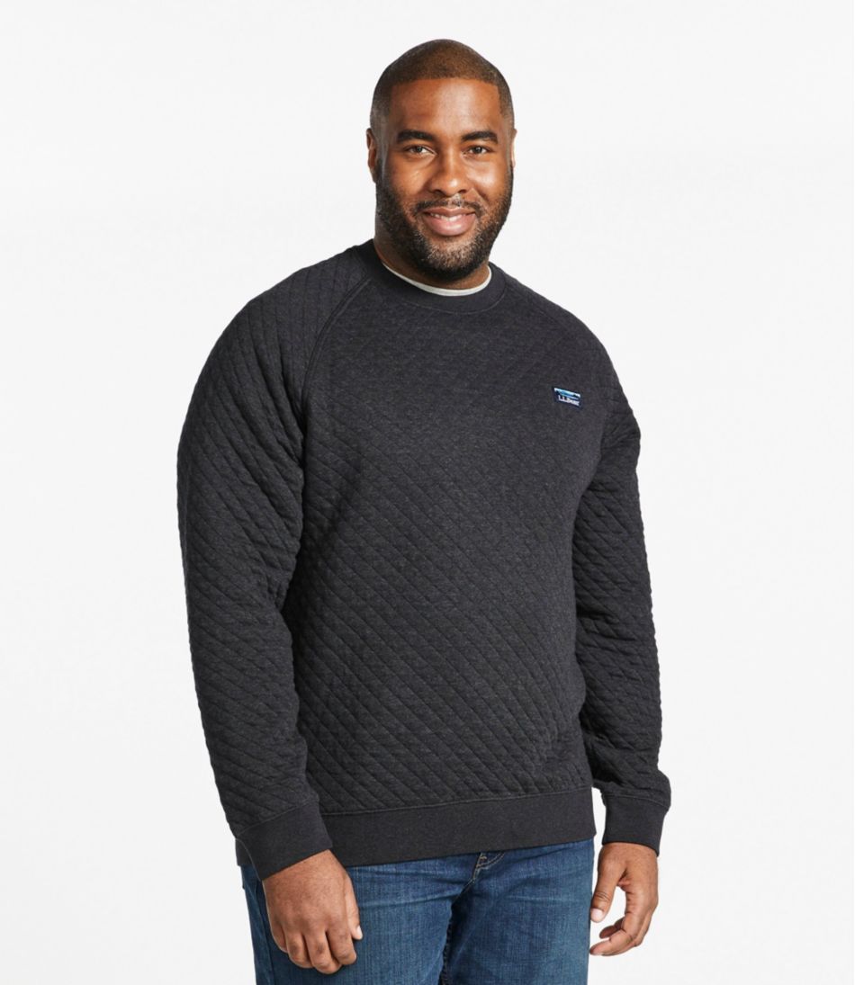 L.L.Bean | Men's Quilted Sweatshirt, Crewneck